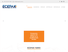 Tablet Screenshot of ecepak.com.tr